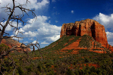Courthouse Rock in Sedona, AZ.
